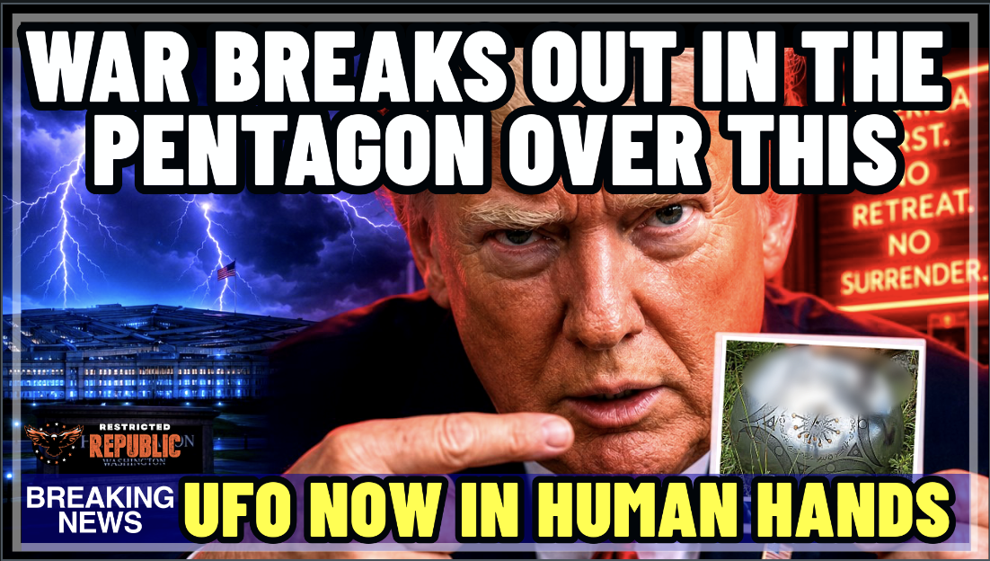 War Just Broke Out in The Pentagon Over This! Pics & Video of Real UFO Now In Human Hands!  