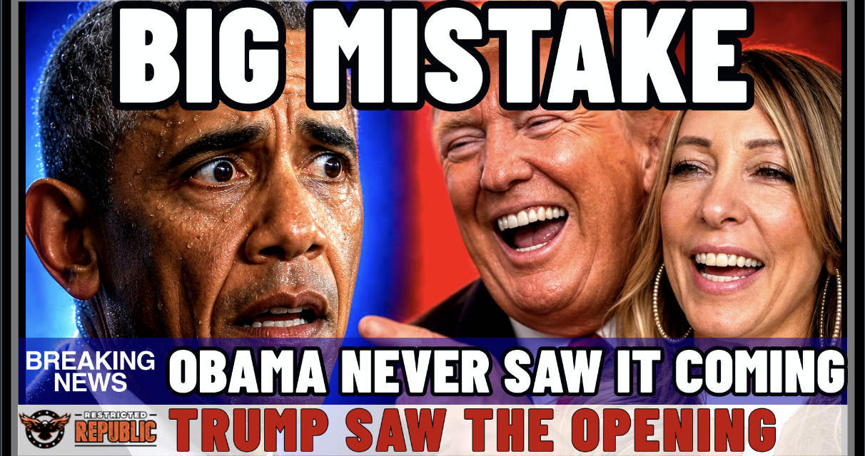 “BIG MISTAKE” Obama Just Walked into Trump’s Perfect Trap!  