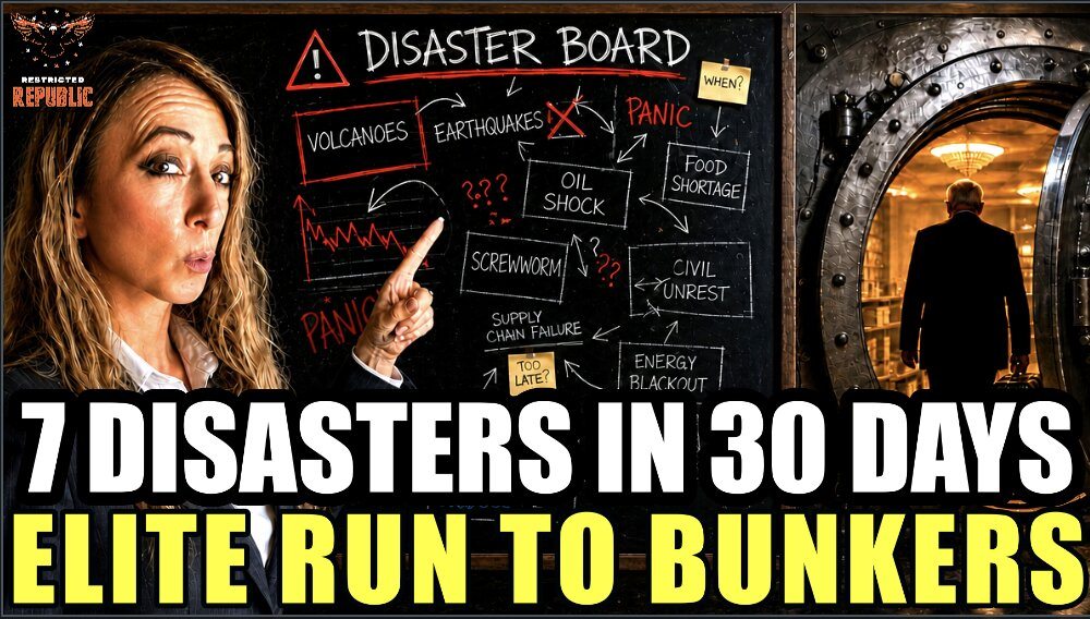 ALERT! 7 Disasters in 30 Days… Now Billionaires Are Running To Buy Bunkers! 