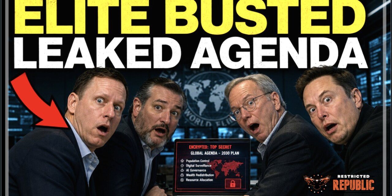 Elite Just Got BUSTED! Leaked Agenda Details Creepy Sh**! Wait Until You See It! 