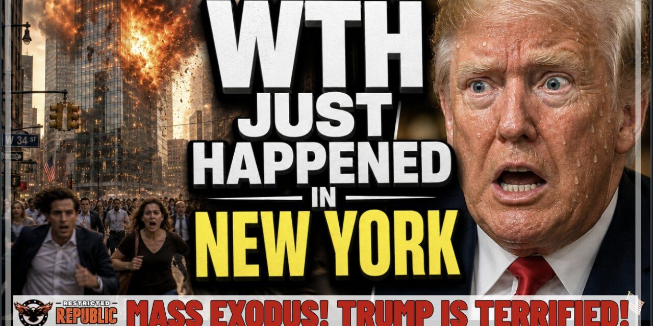 WTH Just Happened in New York?! Mass Exodus Now Underway!  Trump Is Terrified!