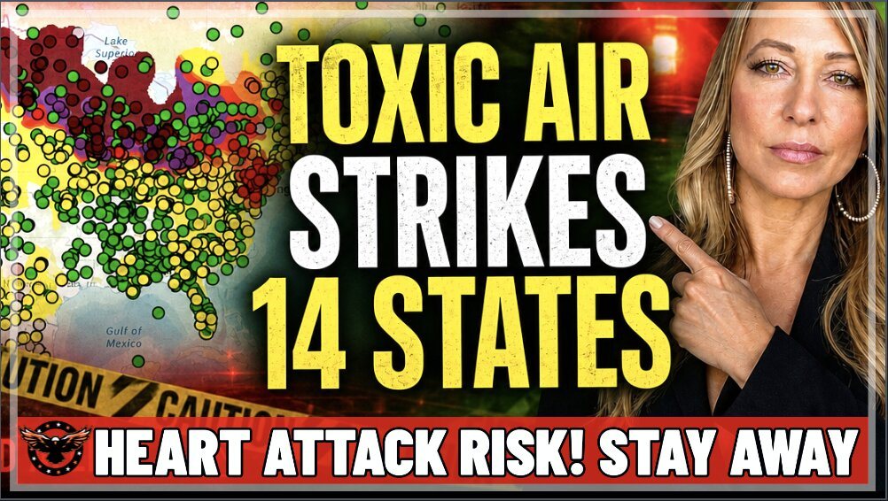 RED ALERT! Massive Toxi Air NOW Pouring Over 14 States! Everyone Told to Stay Indoor or Risk It All!   