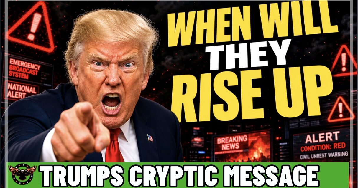 “When Will They Rise Up?” Trump Drops Iran Bombshell…Then Posts Cryptic Video…   