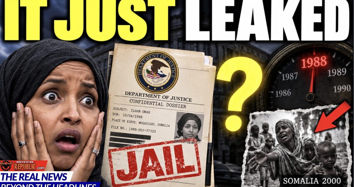 JAIL?! Ilhan Omar’s Case Takes Bizarre Turn! The Details Nobody’s Talking About…Until NOW! 