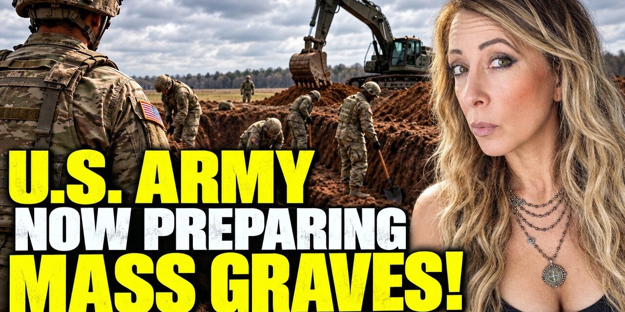 WTH? Now the Military Is Training for Mass Burials & Digging Future Graves! 